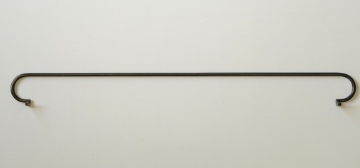 Tringle à rideaux provençale simple 12 sur mesure en fer forgé - produit