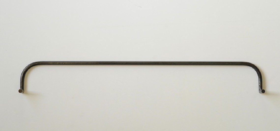 Tringle à rideaux Luberon simple 16 sur-mesure en fer forgé - produit