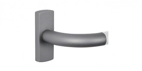 Tringle à rideaux Bastide Corner de chez Houles modèle gris acier simple