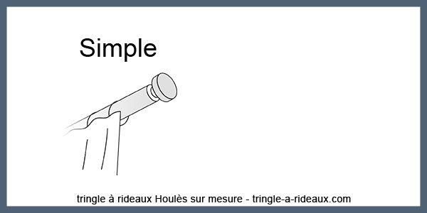aide sur Type de configuration tringle à rideaux sur mesure Houles